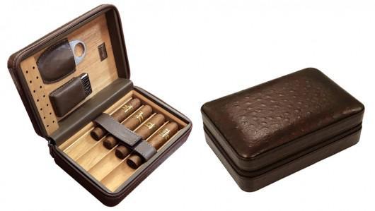 BROWN TRAVEL HUMIDOR